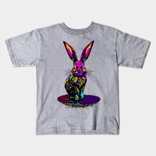 Neon Bunny Kids T-Shirt